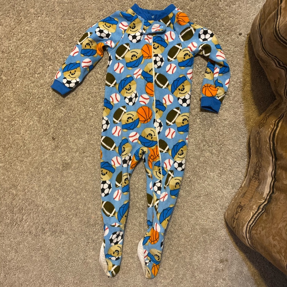 toddler sports footy pajamas